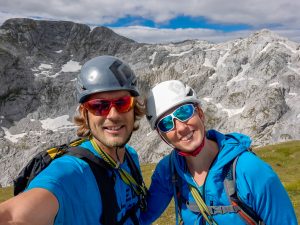 Klettern Großes Fieberhorn Werfener Hochthron