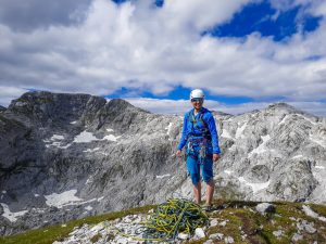 Klettern Großes Fieberhorn Werfener Hochthron