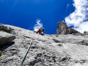 Klettern Großes Fieberhorn Werfener Hochthron