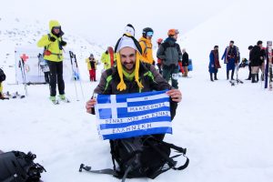 Skitour auf Kreta bei der Pierra Creta