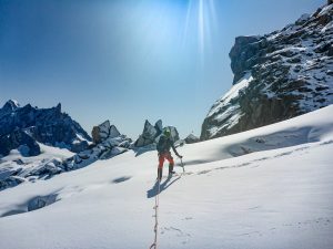 Hochtour Pointe Lachenal in Chamonix