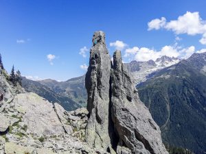 Klettern Argentiere in Chamonix