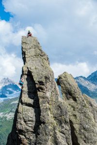 Klettern Argentiere in Chamonix