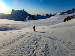 Hochtour Cosmique Grat in Chamonix