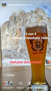 Bergtour Dachstein Umrundung Seethaler Hütte