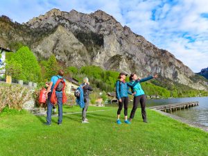 Traunstein Südwest Wand Klettern G'Störte Touren