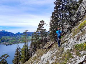 Traunstein Südwest Wand Klettern G'Störte Touren