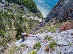 Traunstein Südwest Wand Klettern G'Störte Touren