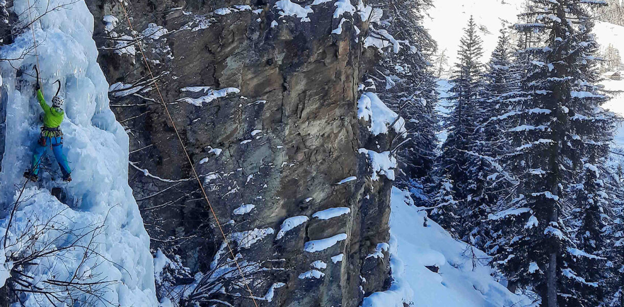 G'störte Touren Eisklettern ALPS Eiskletteropening